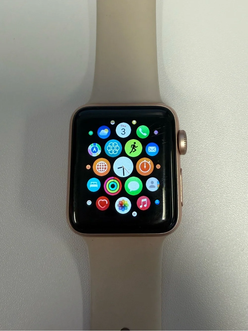 Rose Gold Series 3 Apple Watch